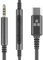 Thore Audio Cable for Bose QC25 / QC35 / Noise Canceling 700 Headphones with Type USB C Connector - Replacement 2.5mm Aux Cable w/Mic Remote/Volume Control