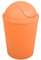 MSV Cubo de basura ako 5,5l con tapa abatible naranja, 5,5 L