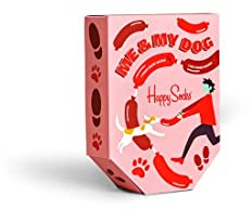 Happy Socks Unisex 2-pack Happy Socks 2 Pack Me And My Dog Socks Gift Set, Multi, M UK