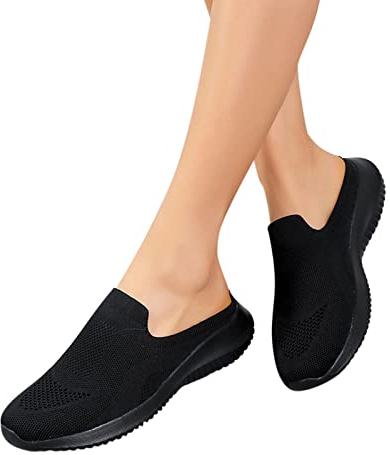 Fulidngzg Diabetiker Schuhe für Damen Rehaschuhe Sandaletten für Ältere Breite Schuhe Orthopädische Ödeme Geschwollene Füße Outdoor Sommerschuhe Fersensporn Comfort Clogs Trekking Sandaletten