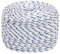 vidaXL Corde de Bateau Corde de Levage Câble d'Amarrage Ancrage Navire Lignes de Gréement Corde à Linge Blanc 10 mm 25 m Polypropylène