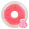 LeoPlas ABS Filament 1.75mm Transparent ABS Filament 1kg für 3D-Druckmaterial Druckerzubehör (Transparent Rosa)