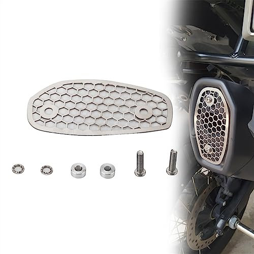 Tubi Scarico Coperchio Di Protezione Griglia Silenziatore Tubo Di Scarico Tappo Protezione Della Griglia Della Maglia Per Harley Pan America 1250 Special RA1250S RA1250 2021-2022 ( Color : Silver )