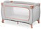hauck Reisebett Sleep N Play Go Plus, Dusty Cork - Baby Kinderreisebett mit Rädern, Tragetasche, Faltboden und Großen Schlupf zum Spielen - ab Geburt bis 15 kg - Klein Zusammenklappbar