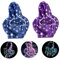 Sonwaha 2 Stück Schaltknauf Hoodie Leuchtend Hoodie für Schaltknauf Schalthebel Hoodie Stern Schaltknauf Abdeckung Blau Schalthebel Hoodie Lila für Auto Schaltknauf Schaltknüppel