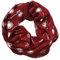 Generic Seide Loop Schal Halstuch Schals Rundschal Schlauchschal Tücher Damenschal Pusteblumen glitzer Damen (Weinrot)