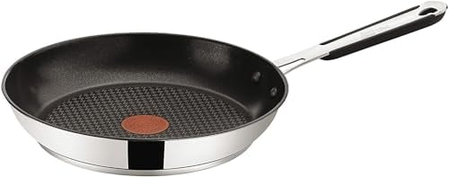 Tefal Jamie Oliver Poêle à frire antiadhésive en acier inoxydable Compatible induction 20 cm