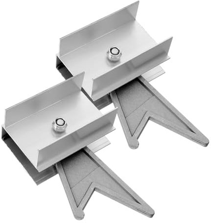 CRILSTYLEO 2pcs Stainless Steel Ladder Rung Locks Replacement Ladder Stabilizers for