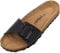 Palado Pantoletten Damen Malta EGS Matt – bequeme Sandalen Made in Spain - Hausschuhe mit dämpfendem Kork-Fußbett - modische Sommerschuhe Schwarz UK9 - EU42