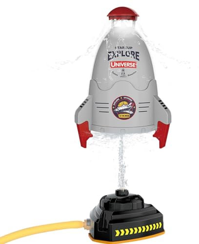 GZBMEZS Kids Rocket Launch, Outdoor Rocket Water Pressure Lift, Adjustable Spray Height Kids Rocket Toys, Bottle Rocket Launch, Hand Water Pump Toys, Fun Learning Experience