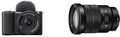 Sony ZV-E10 II K | Vlog Camera APS-C con Lente Intercambiabile 16-50mm II f/3.5-5.6 Power Zoom + Sony SELP-18105G Obiettivo con PowerZoom 18-105mm F4