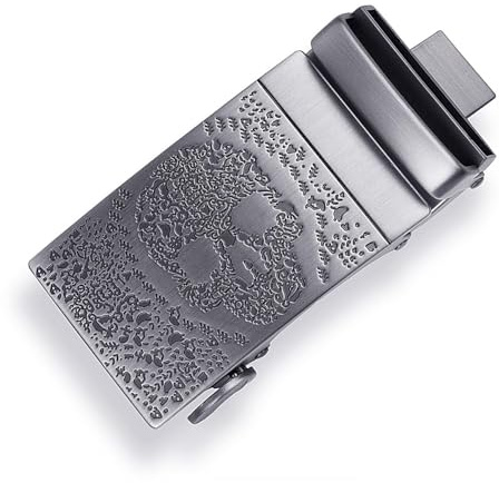 Glamexx24 Gürtelschnalle Herren Gürtel Ersatzschnalle Ratsche Automatik Gürtelschnalle Gürtel Zubehör Geeignet für Breite 35 mm Gürtel