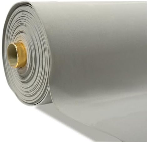 Stoff Kontor STOFFKONTOR Moosgummi Stärke 2,0mm Breite 90cm - Öko-Tex Standard 100 - Meterware, Farbe Grau - für Bastelarbeiten, Kostüme UVM.