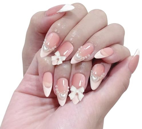 24 Clous En Boucle, Équipés De 1 Colle À Gelée Et 1 Outil De Peinture Pour Ongles, Ongles Élégants, Matériel De Manucure Diy, Pansements De Manucure Amovibles.