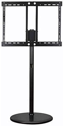 Universal TV Stand, Electronics Mounts TV Accessories & Parts tv Stand,Stainless Steel TV Floor Shelf for 15—42 Inches TVs Black Bed TV Floor Stand End of Bed