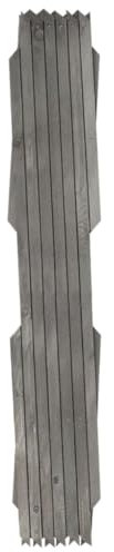 Garden Fence Lot de 5 panneaux de clôture de chantier, en bois massif, gris, 180 x 60 cm, pour jardin, parc, ferme, camping