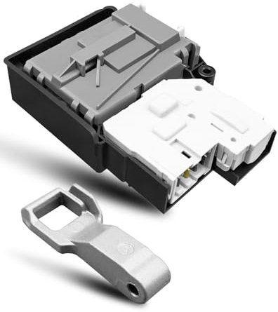 Interruptor de bloqueo de puerta de lavadora y conjunto de cerradura de puerta de arandela compatible con lavadora LG Kenmore, reemplaza EBF61315802 MFG63099101