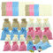 Leinensäckchen Stoffsäckchen 4 Farben Geschenk Taschen Beutel Faux Burlap Taschen Mit Kordelzug Für Diy Geschenke Kinder Geburtstag Hochzeit Weihnachten Adventskalender (24Pcs)