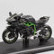 Modellino Moto Creativi 1 18 per Kawasaki Ninja H2 H2R pressofuso in metallo modello moto giocattolo da collezione Artigianato Modellismo