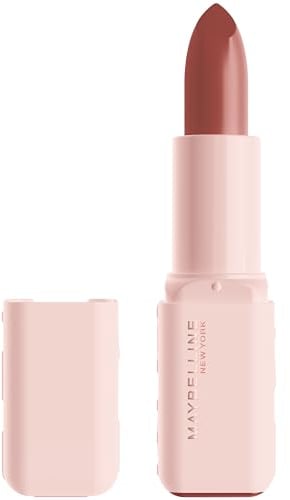 Maybelline New York Serum Bullet Lipstick, 8Hours Plumping Moisture, Oil Blend & Hyaluronic Acid, Matte Formula, Moisturizing, Vibrant Color Lasts all Day, Shade: Out 'Til 4am 102