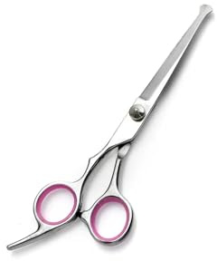 Women’S Pubic Hair Scissors Round-Tip Scissors&Bikini Trimmer Safety Groomer For Sensitive Areas, Stainless Steel, Ergonomic Grip(Pink)