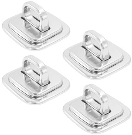 MOLUCKFU 4pcs Laptop Security Anchor Base Plate for Cable Lock, Universal Anti-theft Computer Locking Station with Fixed Mount for School and Office Use