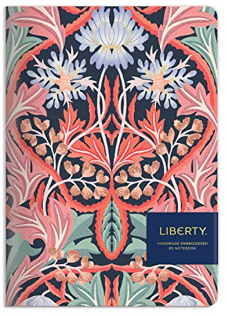 Liberty May Handmade B5 Embroidered Journal: Liberty London