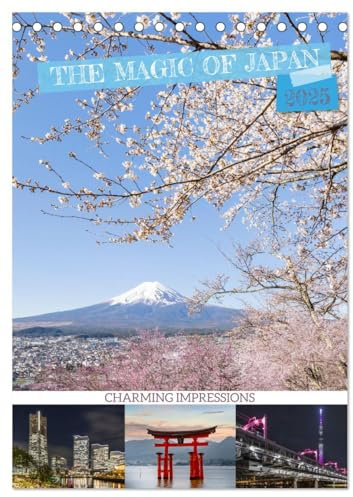 THE MAGIC OF JAPAN Charming impressions (Tischkalender 2025 DIN A5 hoch), CALVENDO Monatskalender