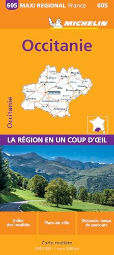 OCCITANIE, France - Michelin Maxi Regional Map 605: Map (France Maxi Regional)