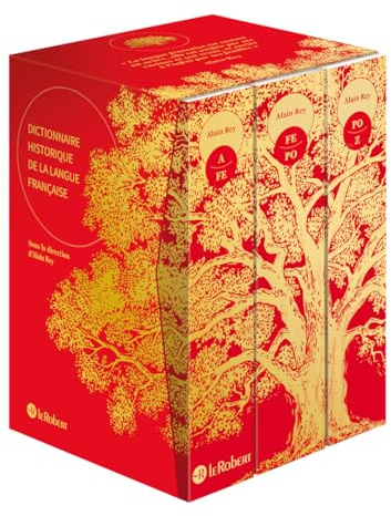 Dictionnaire Historique de la Langue Francaise - Rouge: Coffret of 3 volumes (Dictionnaires Langue Francaise)