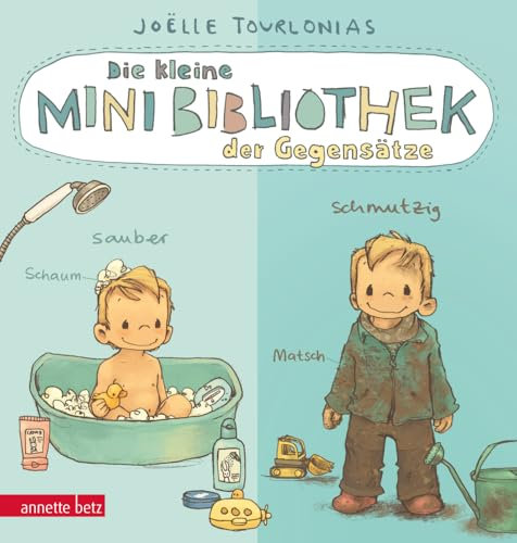 Die kleine Mini-Bibliothek der Gegensätze - Ein Pappbilderbuch über Gegensätze (Die Mini-Bibliothek der Wörter)