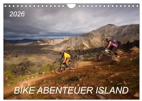 Bike Abenteuer Island (Wandkalender 2026 DIN A4 quer), CALVENDO Monatskalender: Eine Reise durch einzigartige Landschaft wie man sie so nur dort findet. (CALVENDO Sport)
