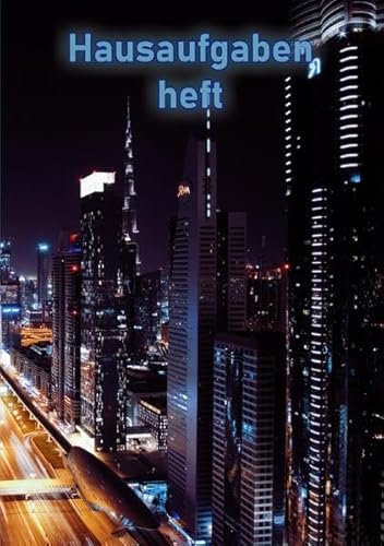 DinA5 Hausaufgabenheft: Hausaufgabenheft in einem städtischen Cover
