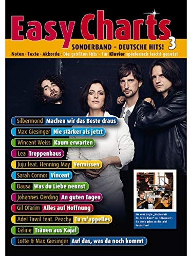 Easy Charts Sonderband: Deutsche Hits! 3: Die größten Hits spielerisch leicht gesetzt. Sonderband 4. Klavier / Keyboard. Spielbuch.