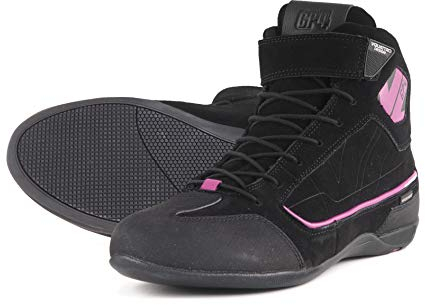 V Quattro Design GP4 WP Chaussures Femme Noir (Noir/Rose) Taille 37EU-5US