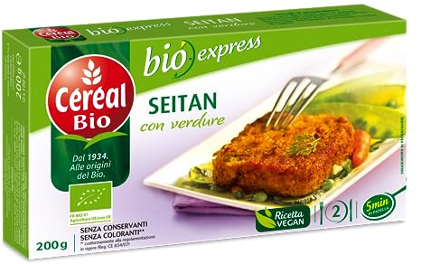 Céréal Bio, Seitan con Verdure, da Agricoltura Biologica, 200G