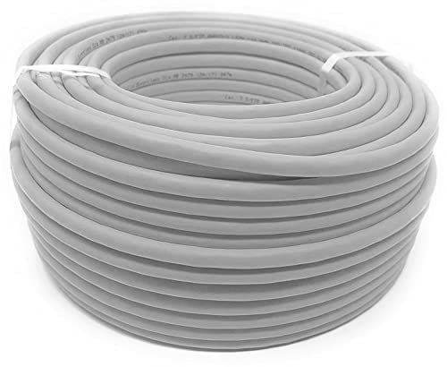 Techly Professional 025657 Matassa F/UTP Cavo Cat.6 100 m Rame Flessibile Grigio Grigio