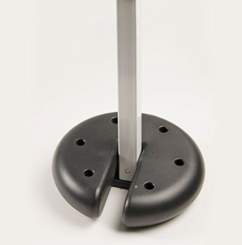 Swan household ® - 4 x Tent Weight Base Anchor Weight Plate - For poles up to 3cm in diameter ( 5lbs/2.3kg per plate )