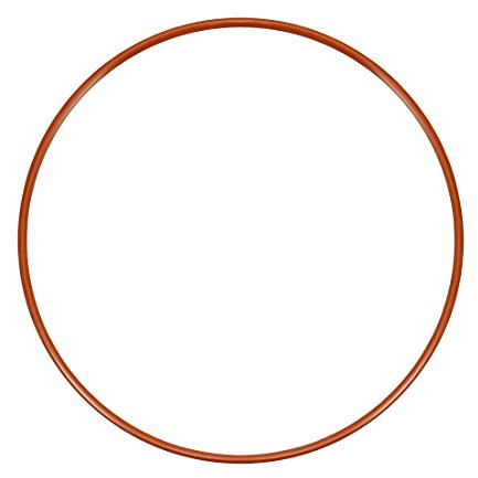 sourcing map 1Stk Silikon O-Ring 90mmx86mmx2mm VMQ Dichtring Dichtungsring Dichtung rot