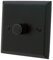 G&H SFB511 Spectrum Plate Matt Black 1 Gang 1 or 2 Way V-Pro LED Dimmer Switch