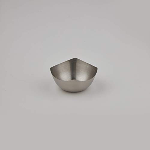 American Metalcraft SB325 Squound Snack Bowl, Satin Stainless Steel, 3-Ounces