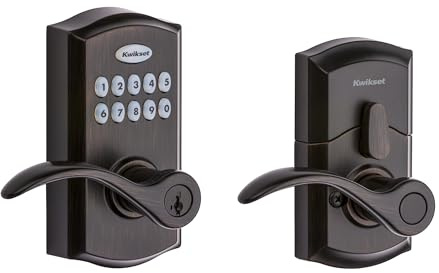 Kwikset 99550-003 Smart Code 955 Electronic Lever, Venetian Bronze