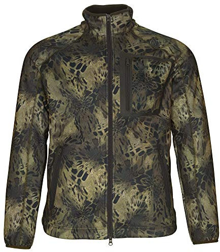 Seeland winddichte Hawker Storm Fleecejacke mit warmer WindBeater®-Membran Herren PRYM1® Woodland - Leichte Camojacke mit robusten YKK®-Reißverschlüssen, Größe:XL