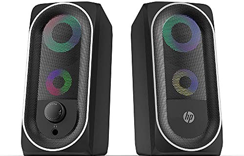 HP DHE-6001 Altoparlanti Gaming Bluetooth con Illuminazione RGB (2x3W)
