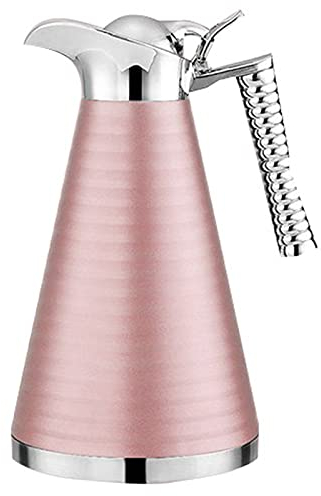 Thermal Carafe Jugs,Stainless Steel Vacuum Jug,Coffee Jug,Vacuum Insulated Coffee Pot,for Coffee Juice Milk Tea (Pink,1.5L)