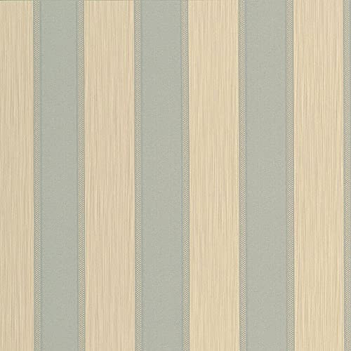 Ornamenta 95214 Papier peint rayé gris et gris taupe