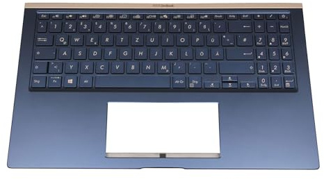 ASUS ZenBook 15 UX534FAC original Tastatur inkl. Topcase DE (deutsch) blau/blau mit Backlight