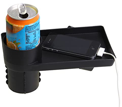 Auto Getränkehalter Expander & Tablett,Asudaro Multifunktion Auto Wasser Getränkehalter Auto Handy Rechnung Kleingeld Tablett LKW Fahrzeug Tisch Organizer Für Getränke Lebensmittel Telefon Münzen