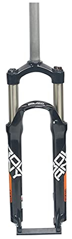 26 27,5 29 Zoll Fahrrad Federgabel Mountainbike-Federgabel Schnellspanner Durch Die Achse Federweg 80mm Magnesiumlegierung Gabeln (Color : Orange, Size : 29inch)