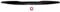 Dachheckspoiler Lippe Heckflügel, KIMISS Gummi Glänzend Schwarz Heckspoiler Heckspoiler Lippe Universal-Heckfenster-Dachspoiler für Auto